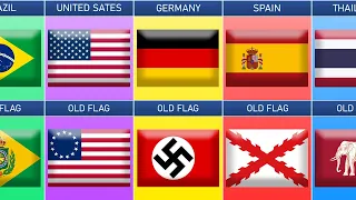 List of Old Flags From Different Countries