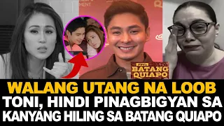 TONI GONZAGA DISMAYADO KAY COCO MARTIN! K BROSAS SISING-SISING NAGPA INTERVIEW SA KANYA...