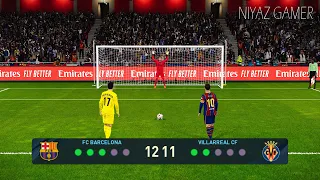 PES 2021 | Barcelona vs Villarreal | Penalty Shootout | LaLiga Santander | Gameplay PC