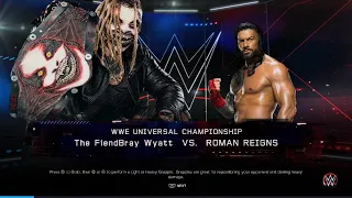 WWE 2K23 the fiend vs Roman reigns