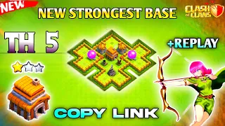 THE NEW ULTIMATE TH5 HYBRID/TROPHY Base 2023!!COC Town Hall 5(TH5) Trophy Base Design-Clash of Clans