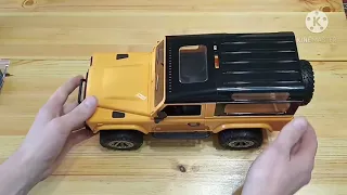 Обзор модели rc от "MX Model" Land drover defender 90 масштаб 1/16 (fayee fy003)