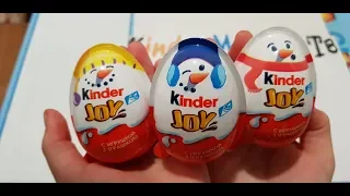 Новогодние☃️Киндер Джой Сюрприз👍Kinder JOY Surprise 2019