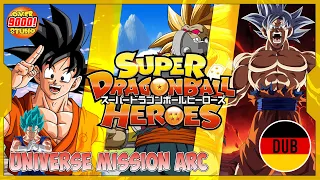 SUPER DRAGON BALL HEROES | DEUTSCH - GERMAN | SEASON 1 - UNIVERSE MISSION ARC | FAN DUB