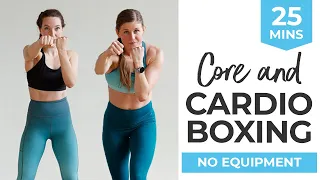 25-Minute High Intensity Cardio Kickboxing Workout (No Equipment!) 🥊 🔥