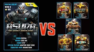 Real Steel WRB FINAL ASURA Series of fights GOLD NEW ROBOT (Живая Сталь)