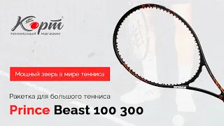 Обзор Prince Beast 100 300, ракетка для большого тенниса