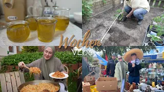 Outdoor Cooking | Flohmarkt Verkauf | Gemüse pflanzen & Butter Ghee selbst gemacht | VLOG