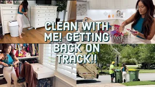 CLEAN WITH ME!!  Speed Cleaning | GETTING BACK ON TRACK | Real life cleaning 🧽