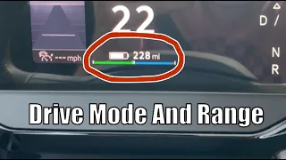 ID4 AWD Drive Mode and Range Estimates
