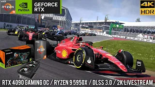 🔴EA SPORTS F1® 22 | RTX 4090 Gaming OC | Ryzen 9 5950X | 4K MAX GFX | 2K Live Stream