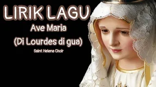 Ave Maria-Di Lourdes di gua #lagumisa #lagurohani #lagugerejakatolik #rosario