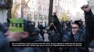 Ukraine: See National Guard protest Presidential Admiminstration in Kiev