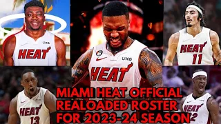 Miami Heat Official and Reloaded Complete Roster For 2023-2024 NBA Season | Miami Heat Updates