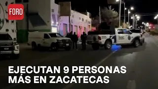 Zacatecas vive cuarto día de jornadas violentas - Expreso de la Mañana