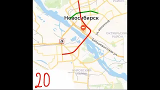 Развитие Новосибирского метрополитена 1986-2030