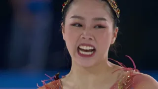 Wakaba Higuchi 樋口新葉　ライオンキング The Lion King by Shae-Lynn Bourne 北方の薄汚いドーピング熊をライオンわかばっちょが3Aと激しい踊りで倒します