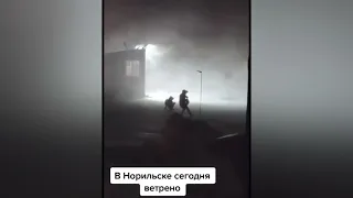 Черный буран 🌨 в норильске