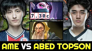 AME vs ABED TOPSON — From Bad Start to Godlike 7.30c Dota 2