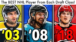 The BEST NHL Player From Each Draft Class! (2000-19 Hockey Rankings Sharks/Bruins/Canes Talk 2020)