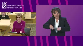 First Minister's Questions (BSL) - 10 March 2022