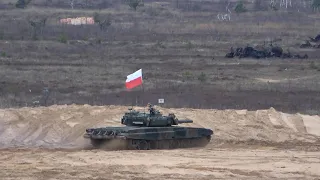 NATO testing its tank firepower in Latvia