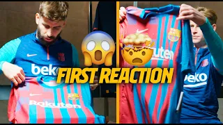 PIQUÉ and DE JONG's FIRST IMPRESSION on the NEW KIT (UNBOXING)