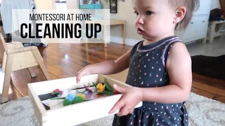 MONTESSORI AT HOME: Cleaning Up