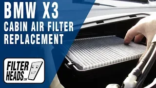 How to Replace Cabin Air Filter 2016 BMW X3