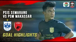Highlights - PSIS Semarang vs PSM Makassar | Piala Menpora 2021