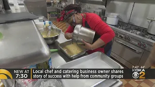 Local catering business owner shares story of success with help from community groups