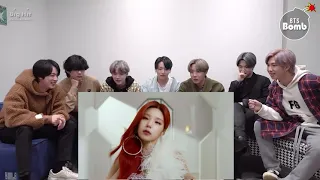 BTS reaction to ITZY "마.피.아. In the morning" M/V