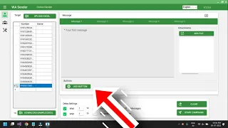 Send Free Bulk WhatsApp Messages With Button | BULK WhatsApp Software | NEW WA SENDER Version 2.5.0