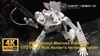 KitzConcept Macross Robotech 1/72 VF-1J Rick Hunter’s Veritech Fighter + Fast Pack Armor Q.Review207