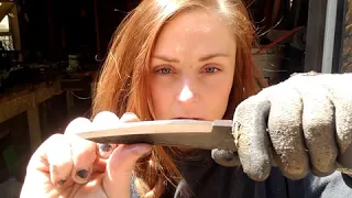 Freehand hollow grinding