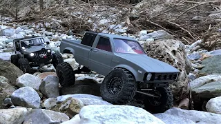 30 Minutes Of Pure Scale Rock Crawling : AXIAL SCX10.2 & RGT EX86110 1/10 Scale