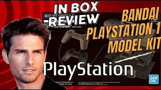 in box review: Bandai Sony Playstation 1 ' Best Hit Chronicle' model kit