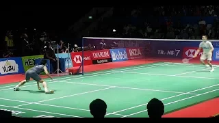 Kento Momota vs Lee chong wei Indonesia Open 2018 Nice Angle