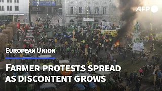 Wave of farmer protests spreads across Europe | AFP