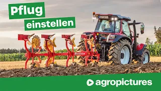 Pflug richtig einstellen | Lindner Lintrac 130 mit Pöttinger Servo 25 | Traktor Technik am Freitag