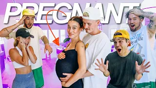 PREGNANT FOR 24 HOURS CHALLENGE *FRIENDS REACT!*