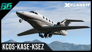 Premiere 1A (KCOS-KASE-KSEZ) | X-Plane 11 (Pilotedge)