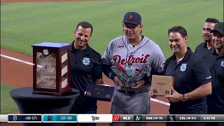 Marlins Honor Miguel Cabrera with Pregame Ceremony