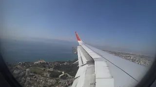 Скорость взлёта Airbus321, посадка в Анталии