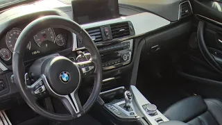 2018 BMW M4 Interior Cockpit View 4K POV / Don Alpha Cleat