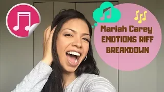 Emotions Mariah Carey Riffs and Runs Breakdown