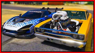 GTA 5 Roleplay - 1200HP Drag 'MONSTER' Destroys EXPENSIVE Supercars | RedlineRP