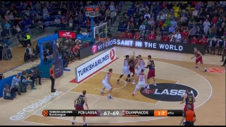 Last seconds of Barcelona - Olympiacos