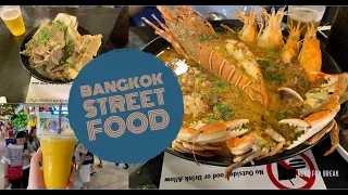 BEST LOBSTER TOM YUM & CHILI RIBS | Bangkok Street Food Part 1 Ft. 2 night markets in Bangkok!