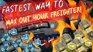 Fastest Salvage Frigate Data Farm! Max out Your Freighter Sclass, Storage , and Upgrades No Mans Sky